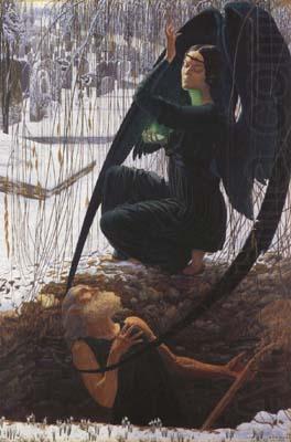 The Grave-Digger's Death (mk19), Carlos Schwabe